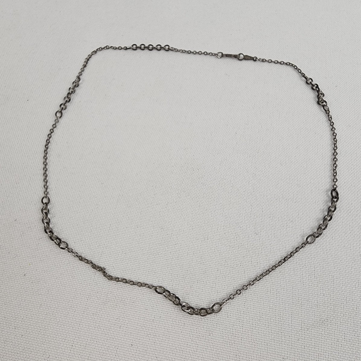 Vintage Bond Boyd Sterling Silver Delicate Chain Necklace