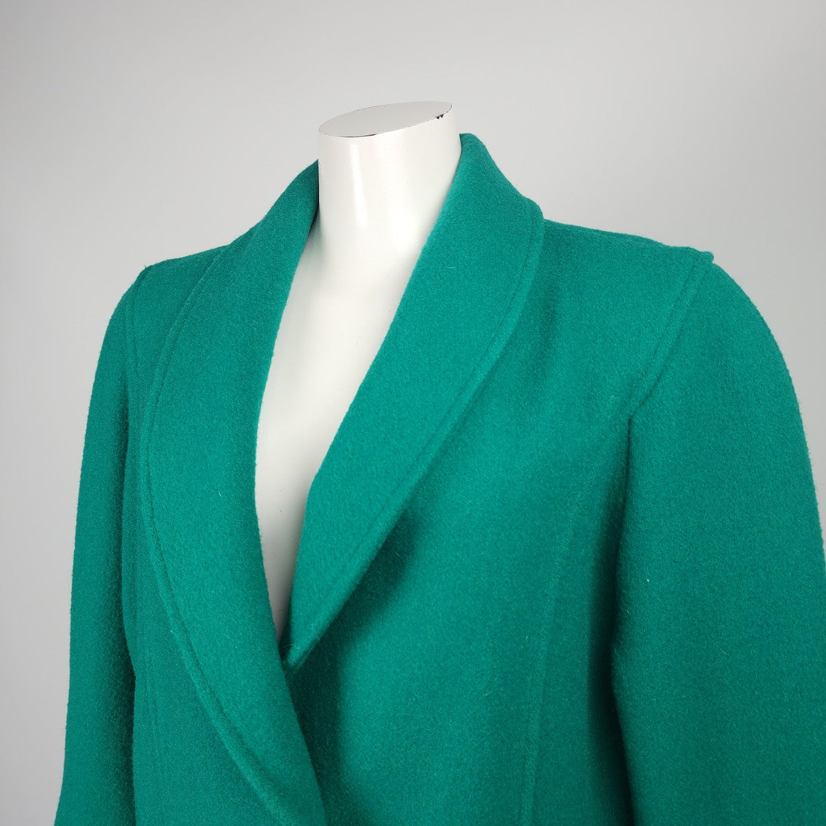 Vintage Tradition Green Wool Button Up Jacket Size 16