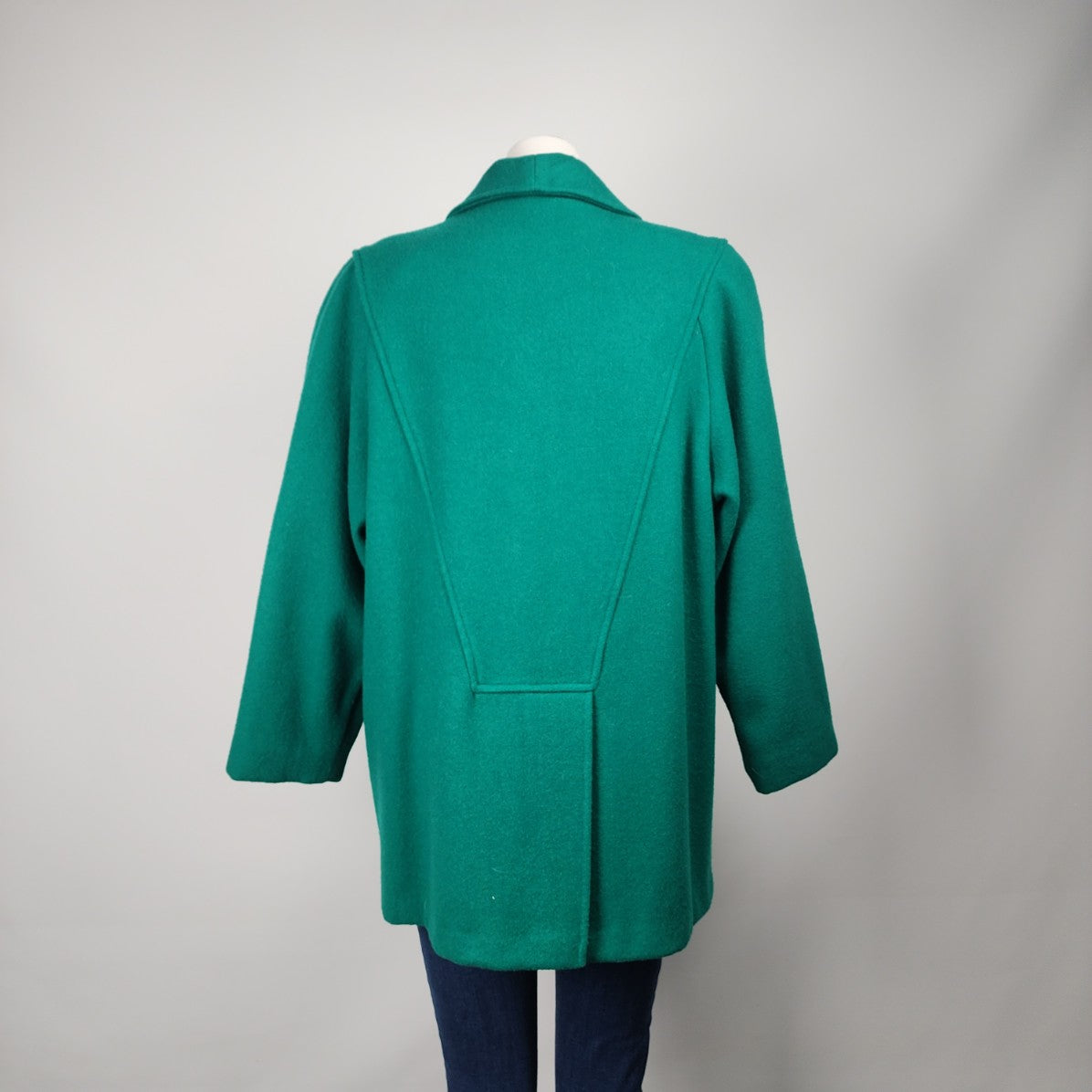 Vintage Tradition Green Wool Button Up Jacket Size 16