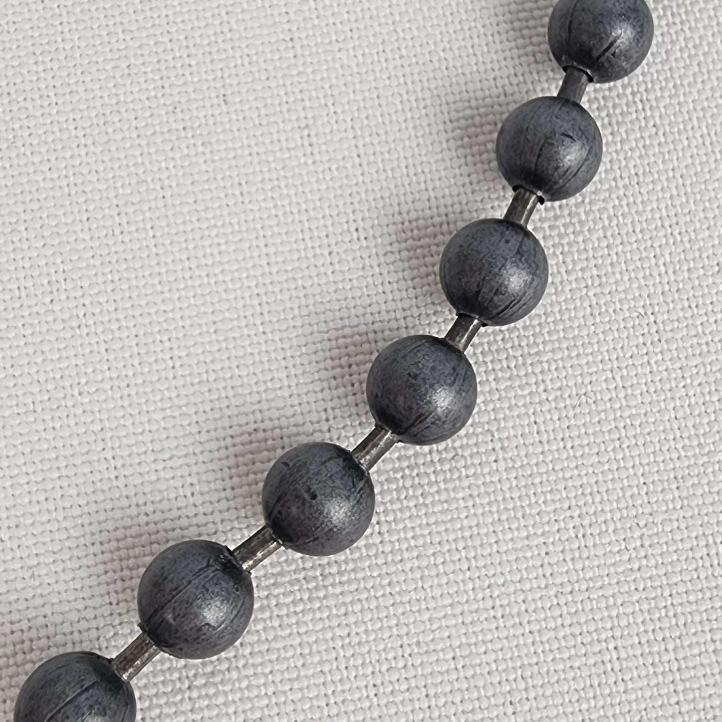 Vintage Ball Chain Cross Pendant Necklace