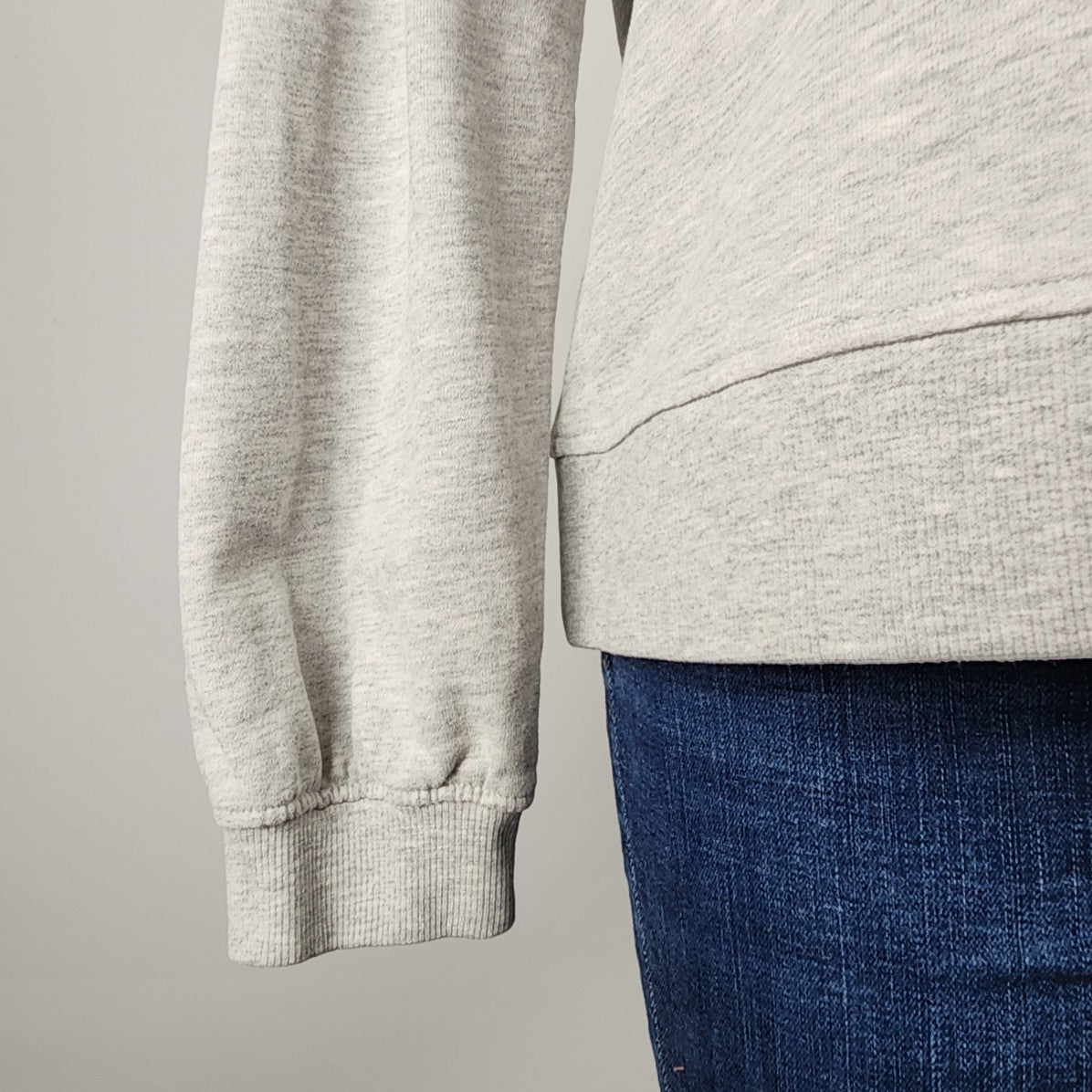 Grey Only Geek Dog Graphic Sweatshirt Size L