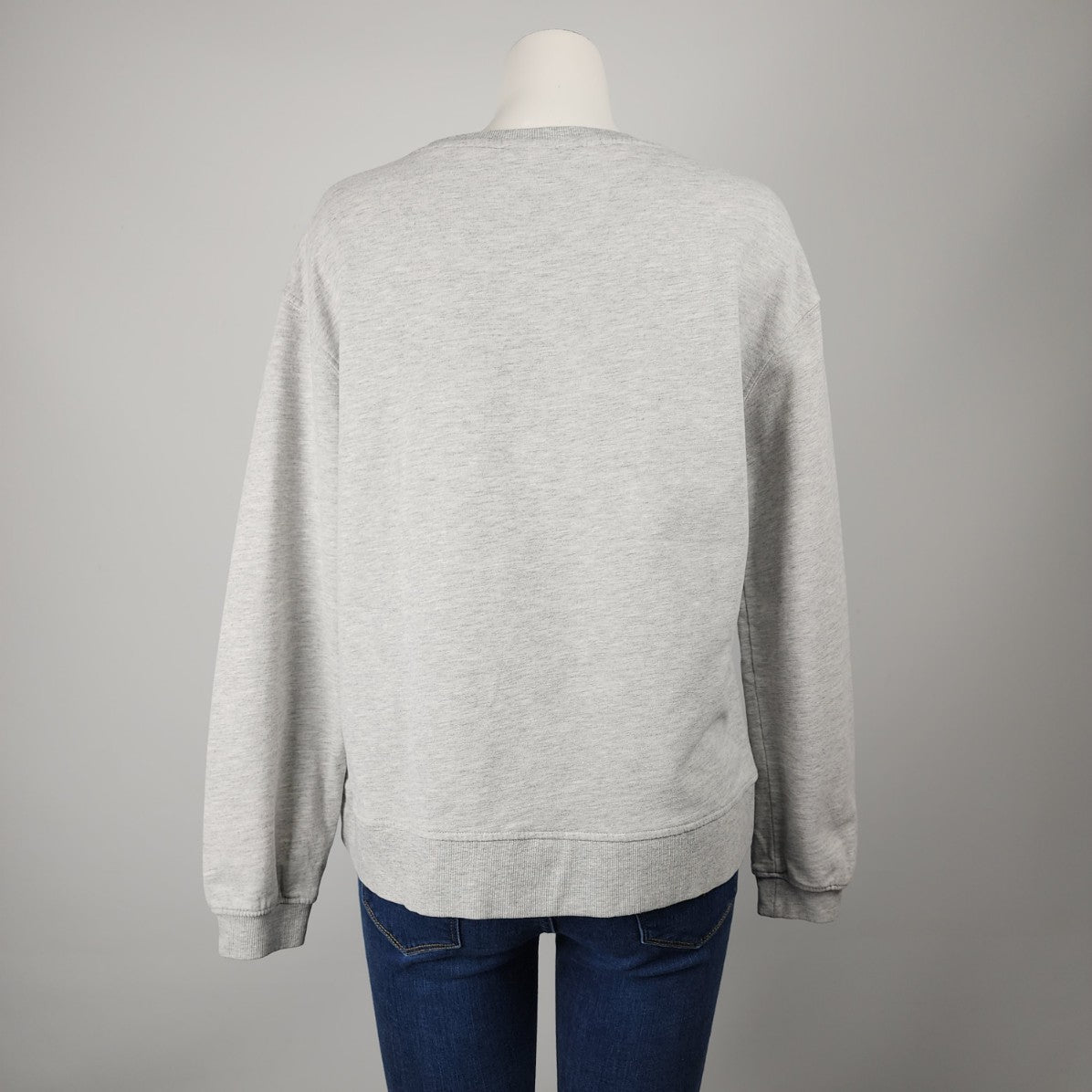 Grey Only Geek Dog Graphic Sweatshirt Size L