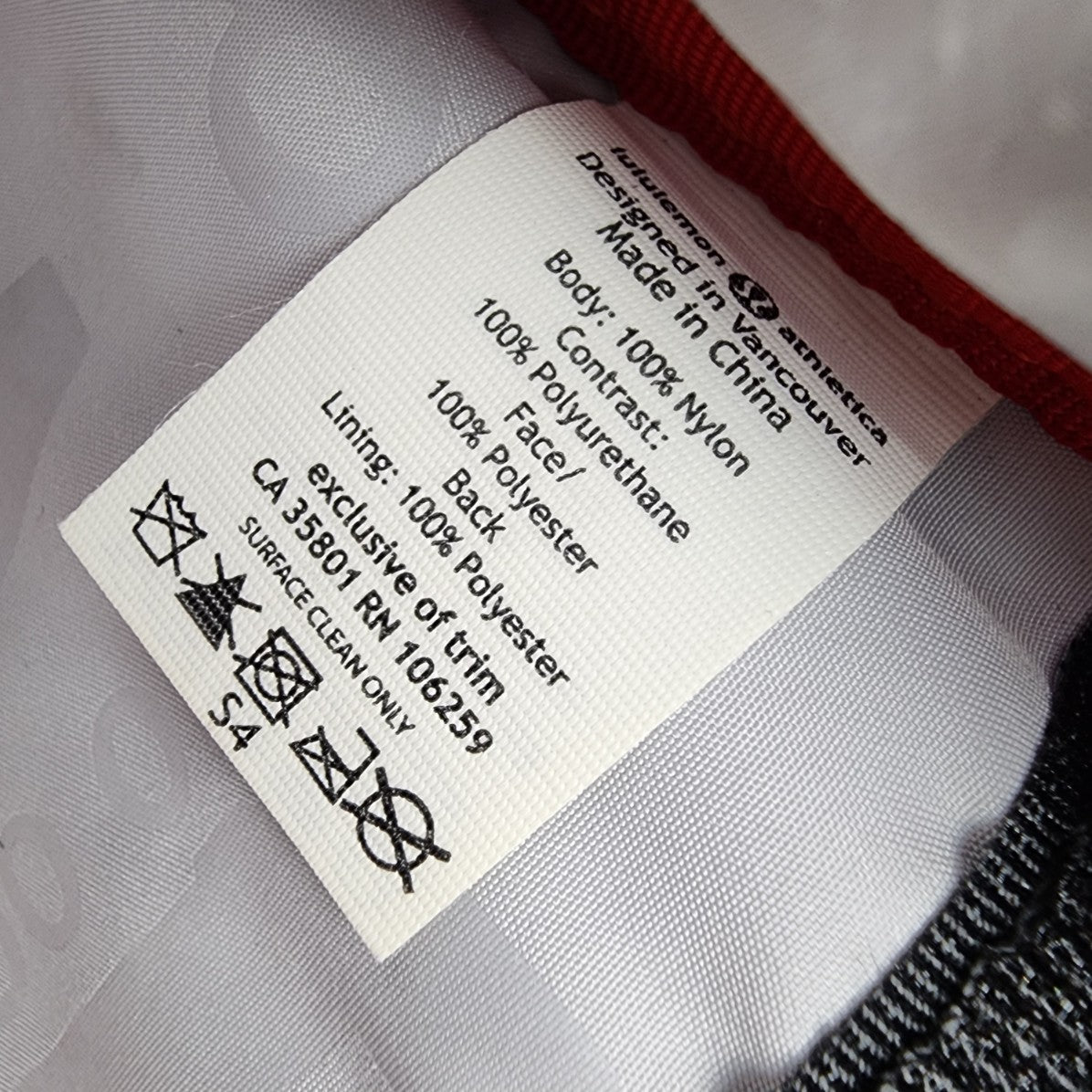 Lululemon Red Gym Essentials Kit
