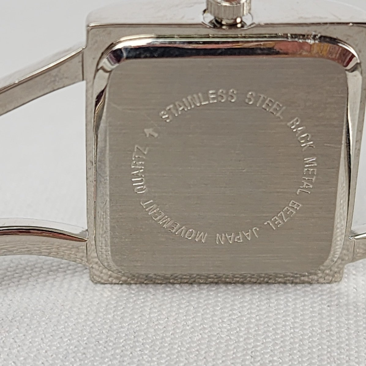 Silver Quartz Hinge Watch