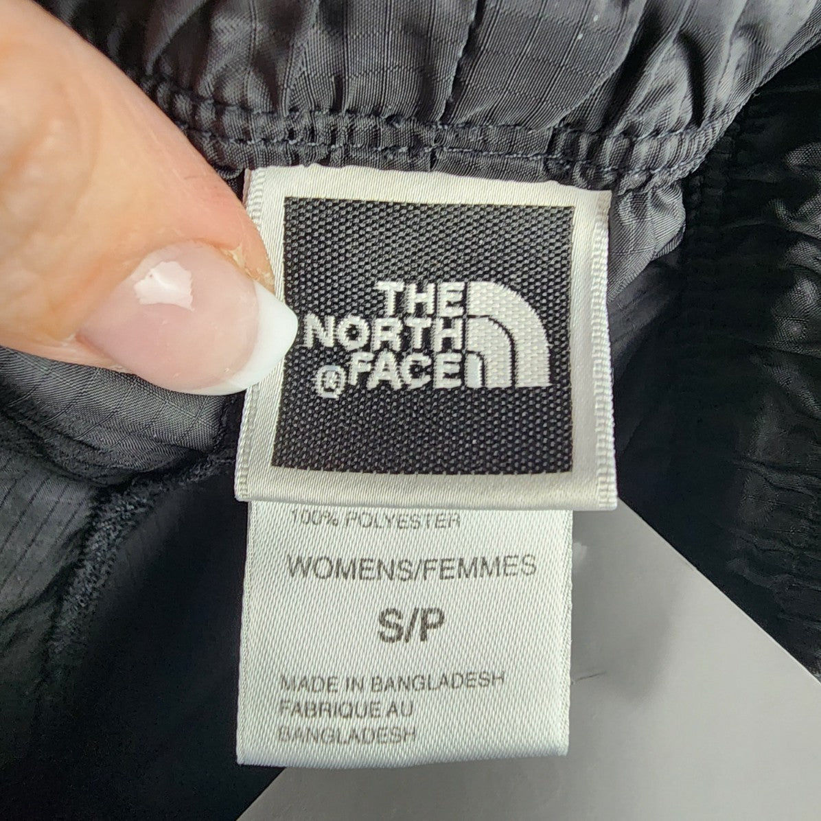 The North Face Black Windbreaker Pants Size S