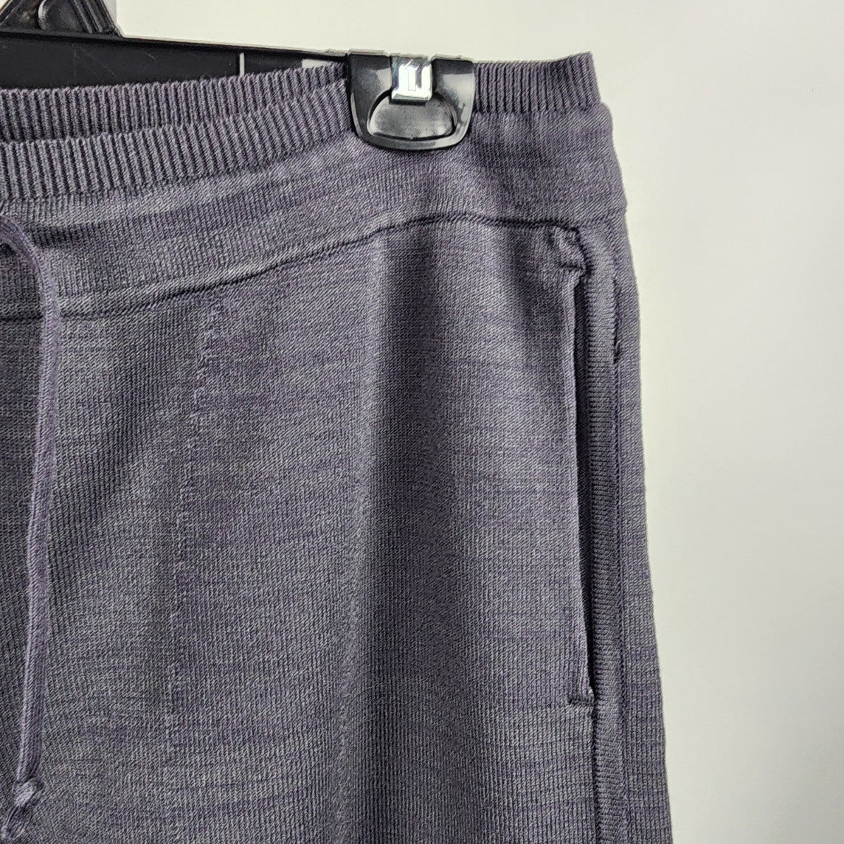 Babaton Grey Knit Cotton Jogger Pants Size L