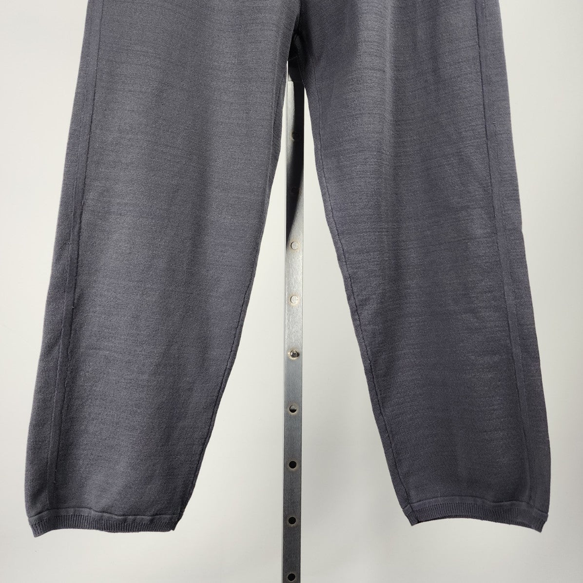 Babaton Grey Knit Cotton Jogger Pants Size L