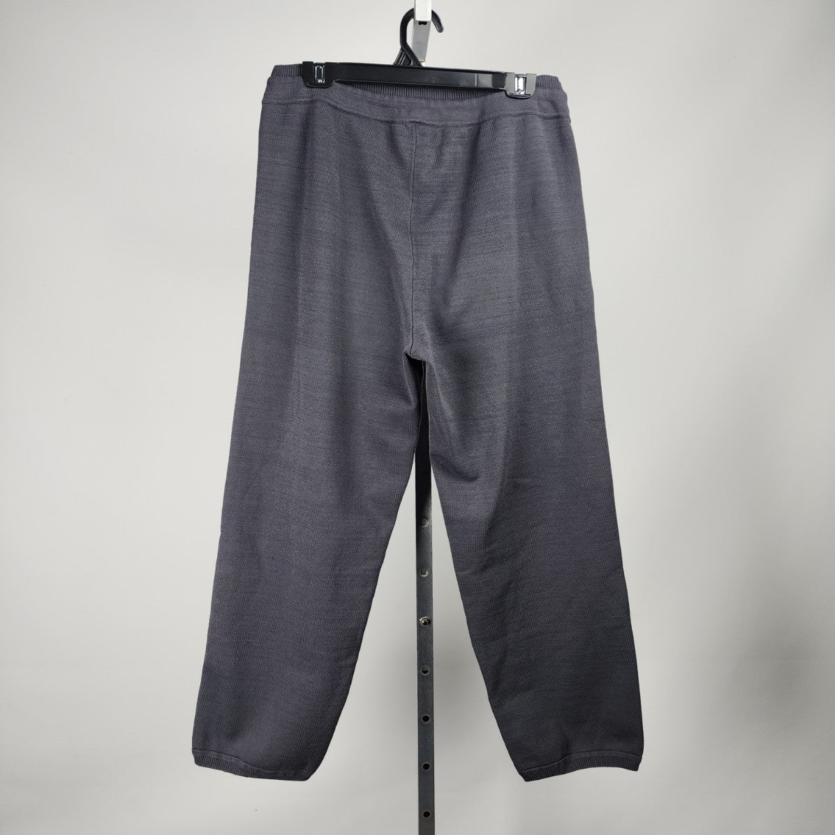 Babaton Grey Knit Cotton Jogger Pants Size L