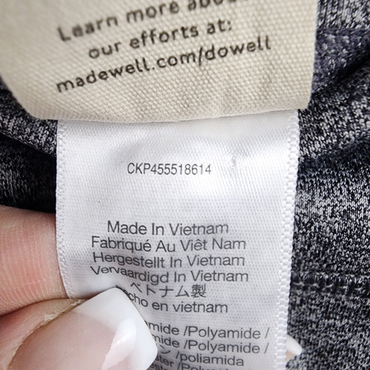 Madewell Do Well Grey Knit Leggings Size 2XL