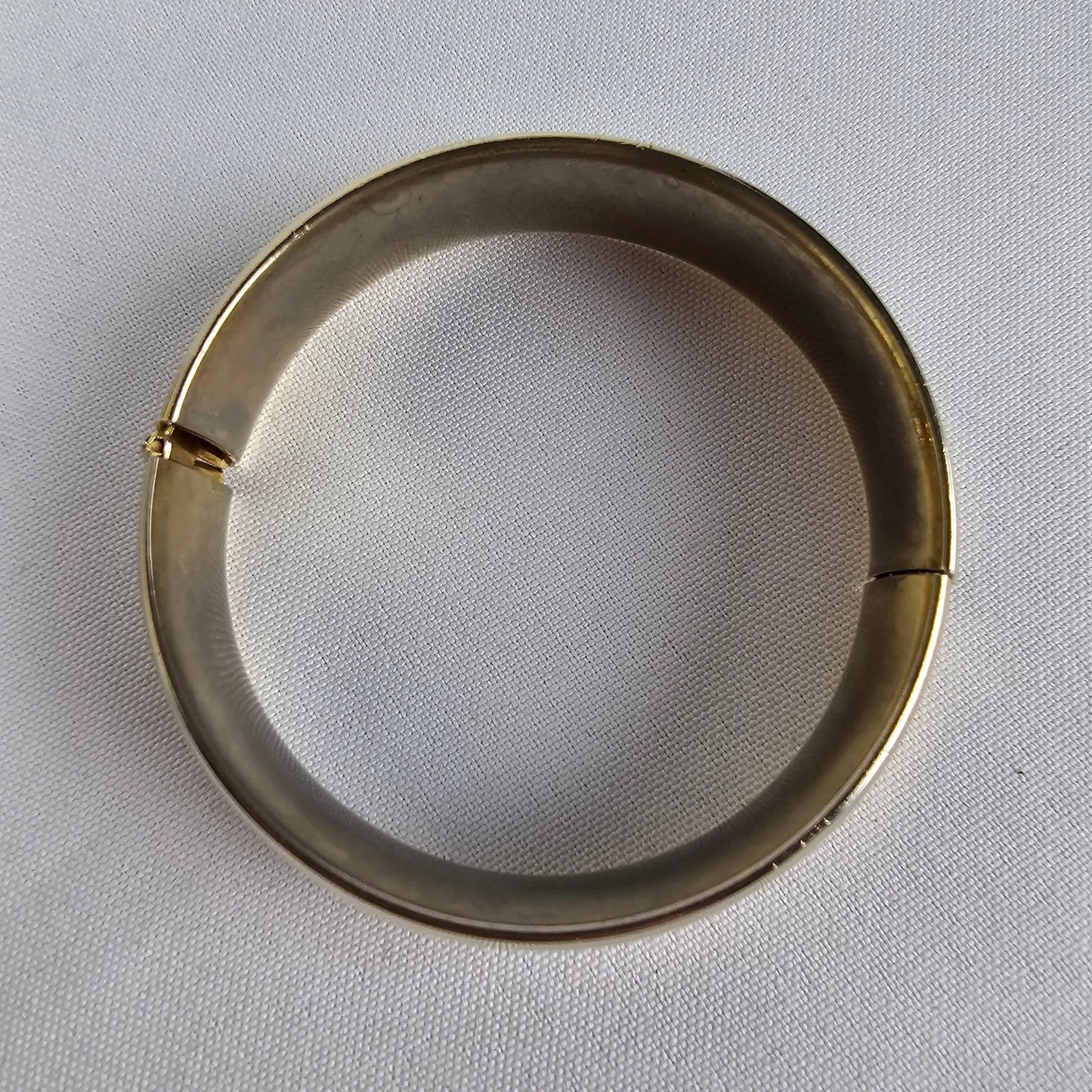 Vintage Gold Tone Hinge Bracelet