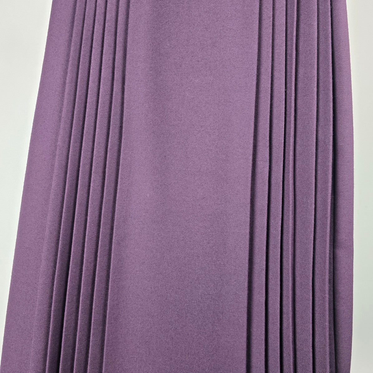 Vintage Koala Wear Purple Wool Pleated Midi Skirt Size 5/6