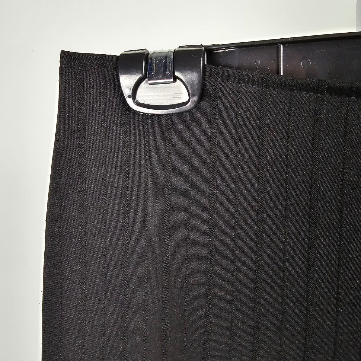 Retro 90s Black Wide Leg Trouser Pants Size 7/8