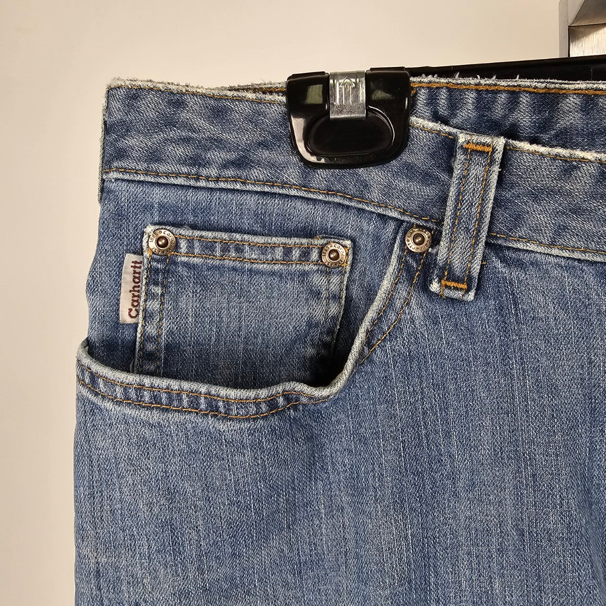 Carhartt Traditional Fit Denim Straight Leg Jeans Size 10x32
