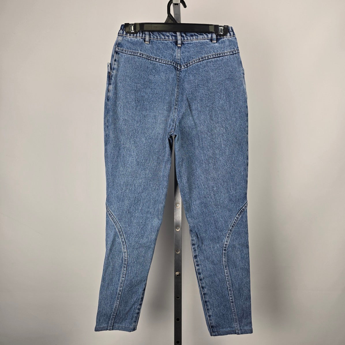Vintage Lanmann Denim & Brown Suede High Rise Jeans Size S