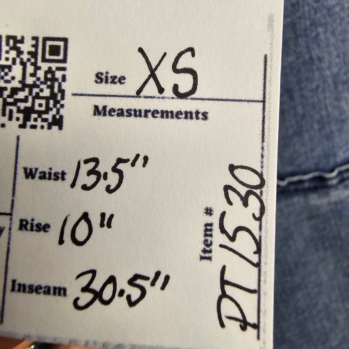 Hue High Rise Denim Flare Legging Raw Hem Jeans Size XS
