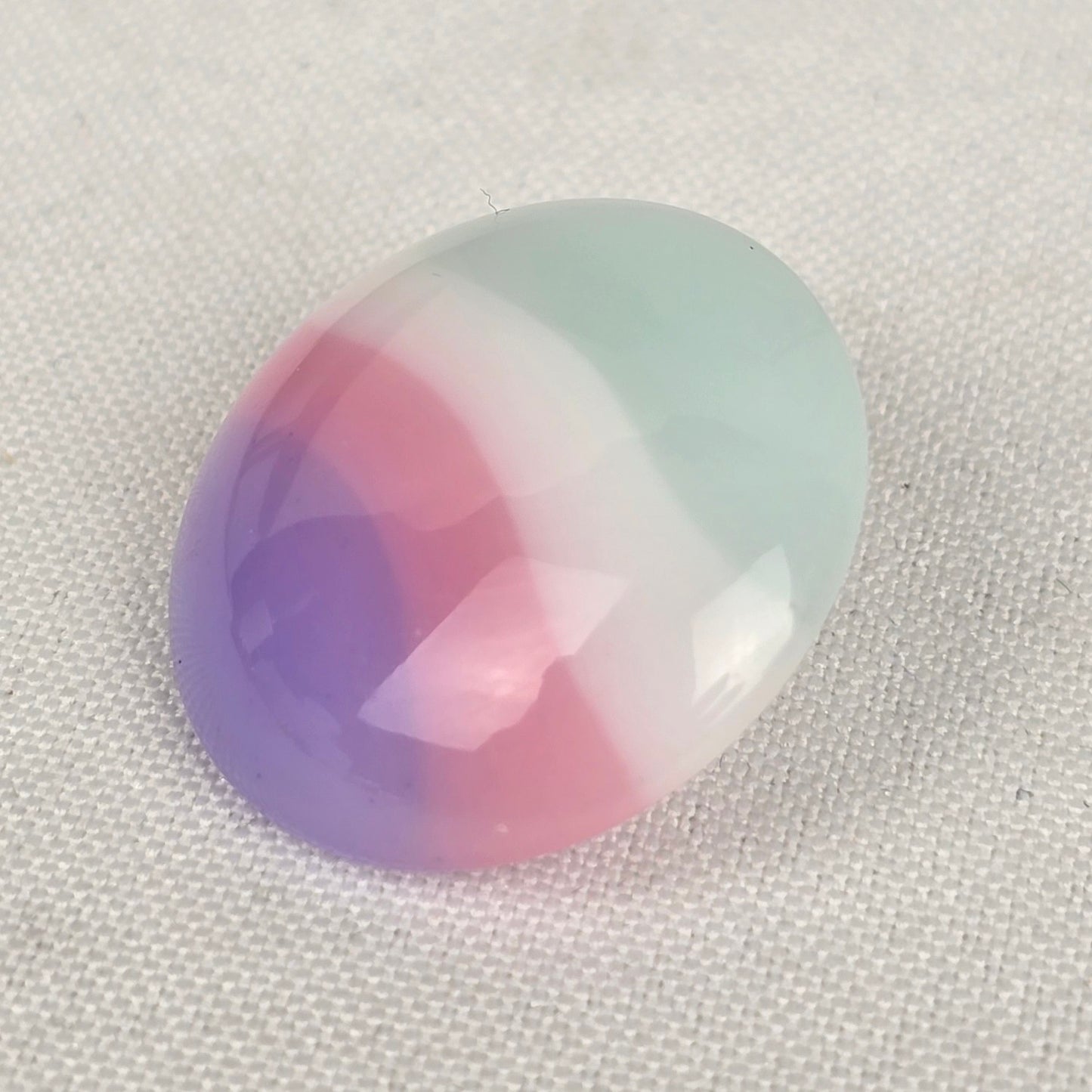 Vintage Pastel Purple Pink & Aqua Button Earrings