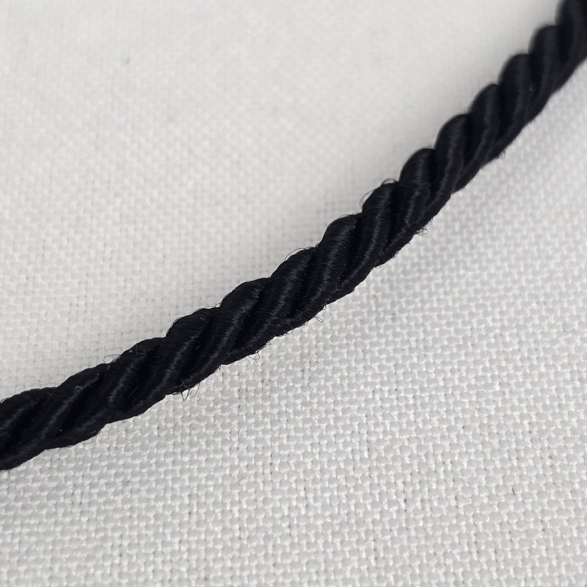 Black & Gold Ceramic Pendant Black Cord Necklace