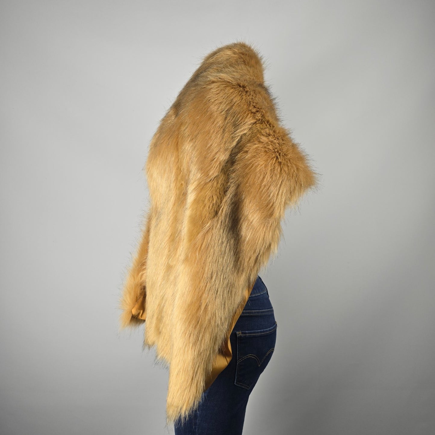 Vintage Fur Shawl Wrap