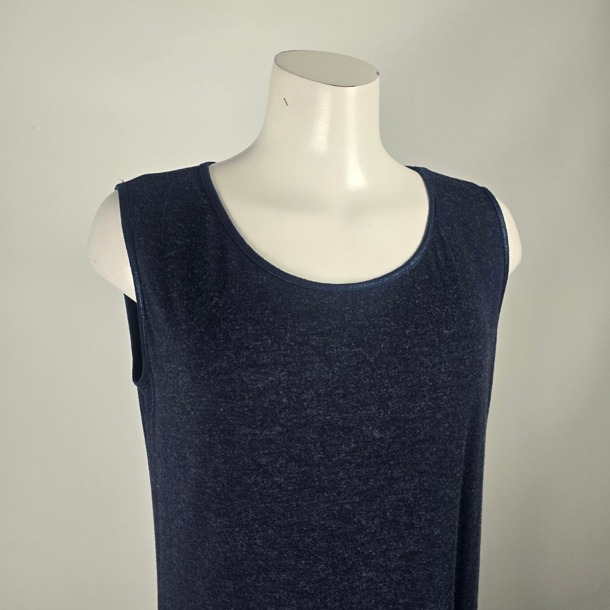 Zer Otantik Navy Blue Ruffle Bottom Midi Dress Size L/XL