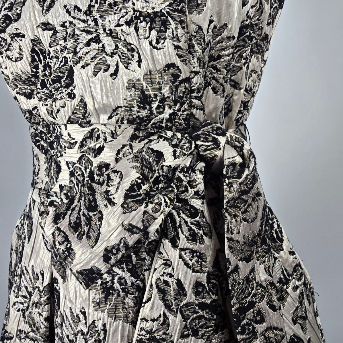 Flair Collection Black Floral Mini Dress Size M