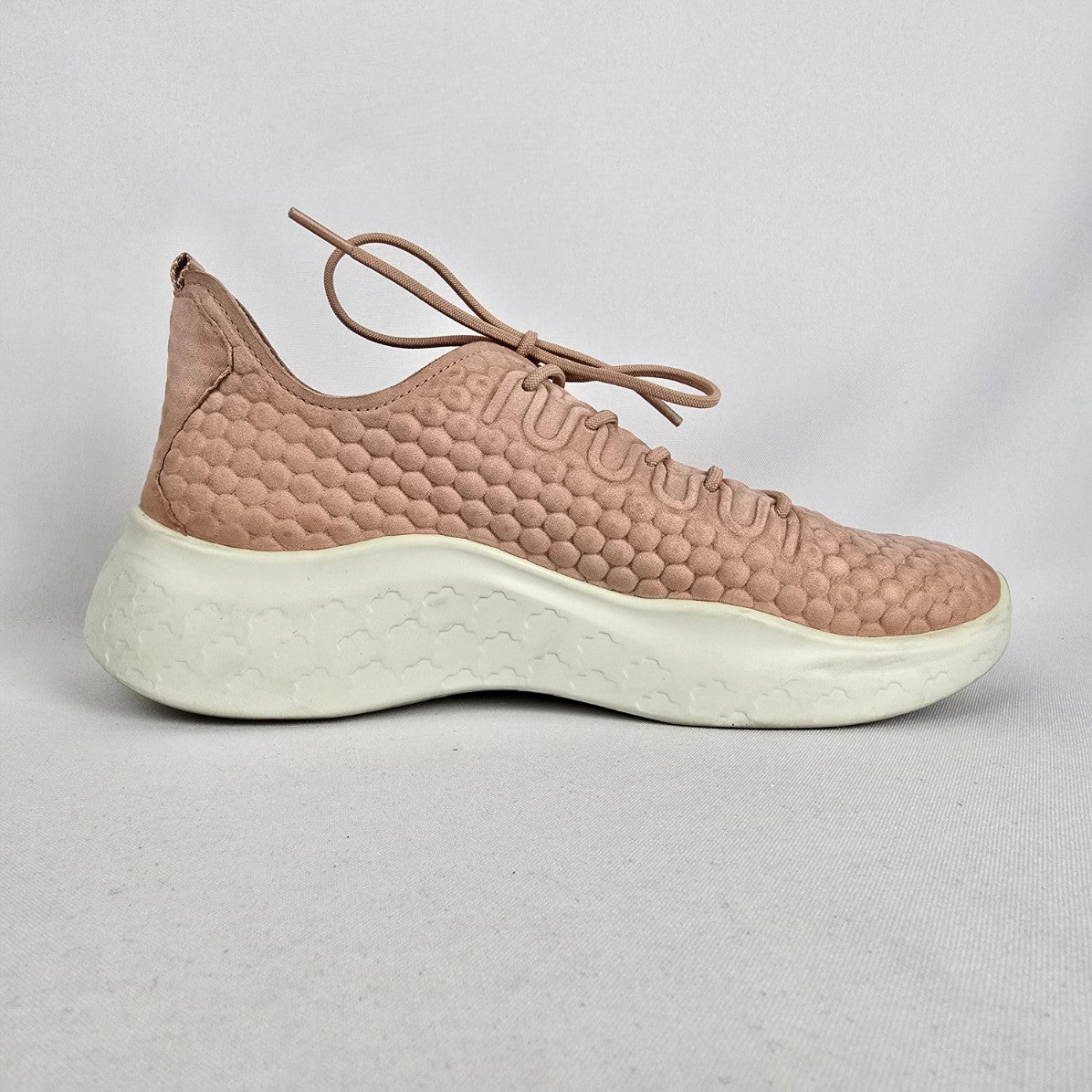 Ecco Therap Lace Up Sneakers Tuscany Pink Shoes Size 7.5