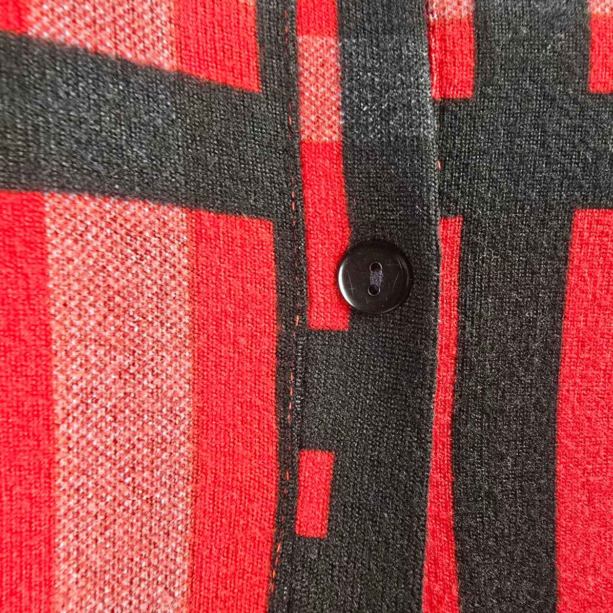 Reborn Red Plaid Fit & Flare Button Front Maxi Dress Size L-XL