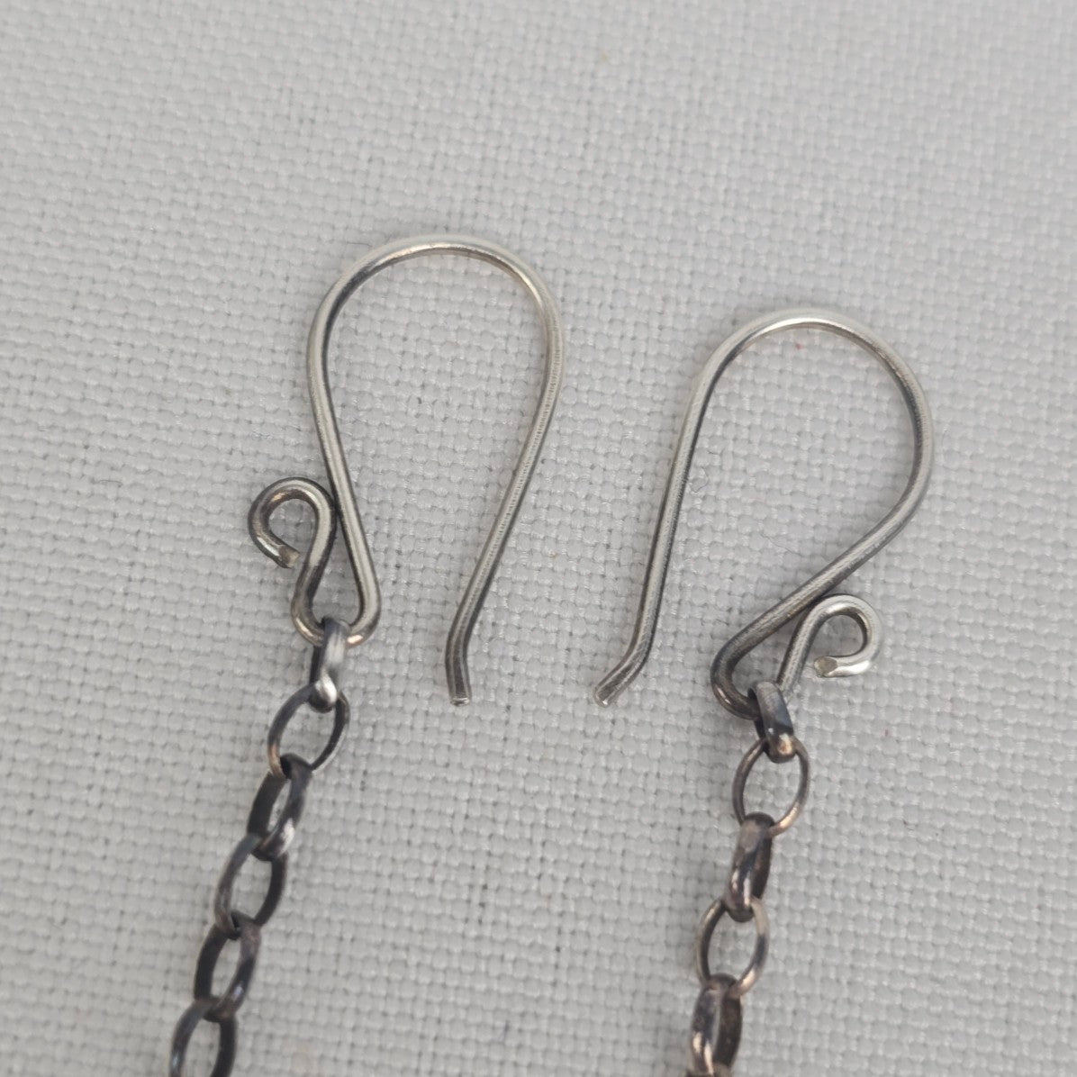 AB Faceted Stone Drop Earrings