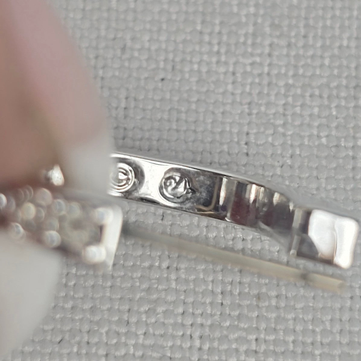 Swarovski Silver Crystal Square Hoop Earrings