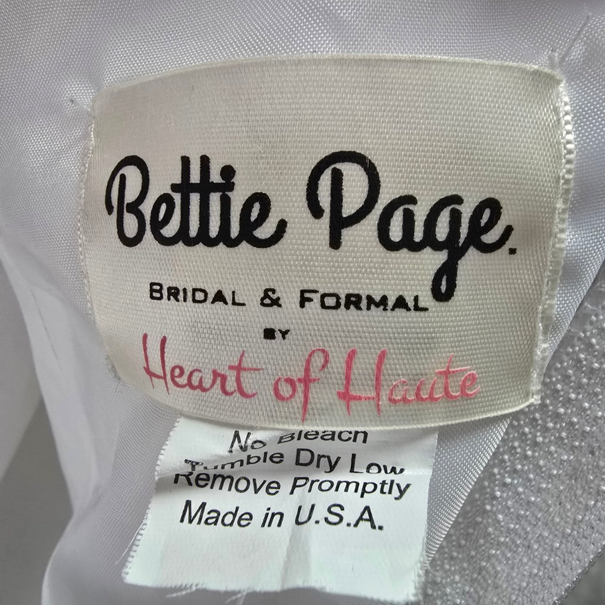 Bettie Page Heart Of Haute White Lace Fit & Flare Dress Size L