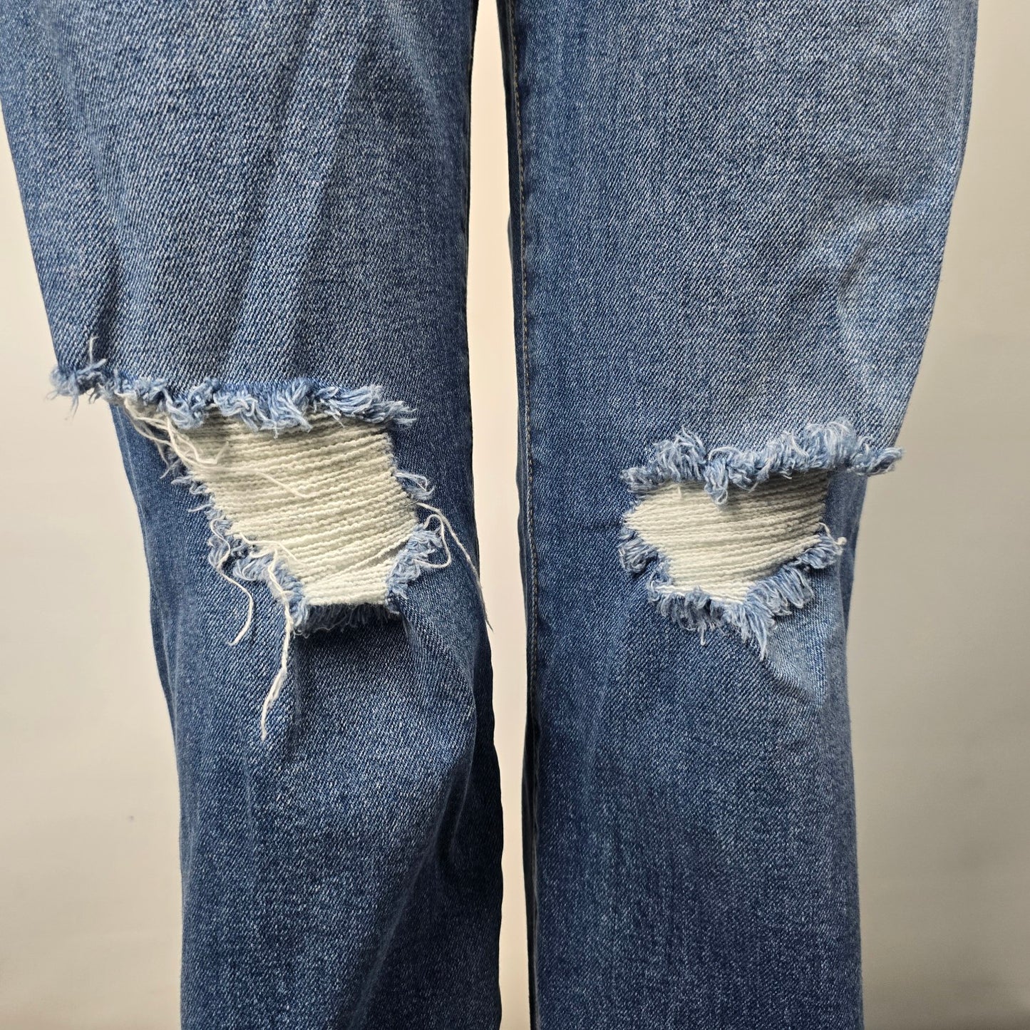Articles Of Society Distressed Denim Overalls Size S