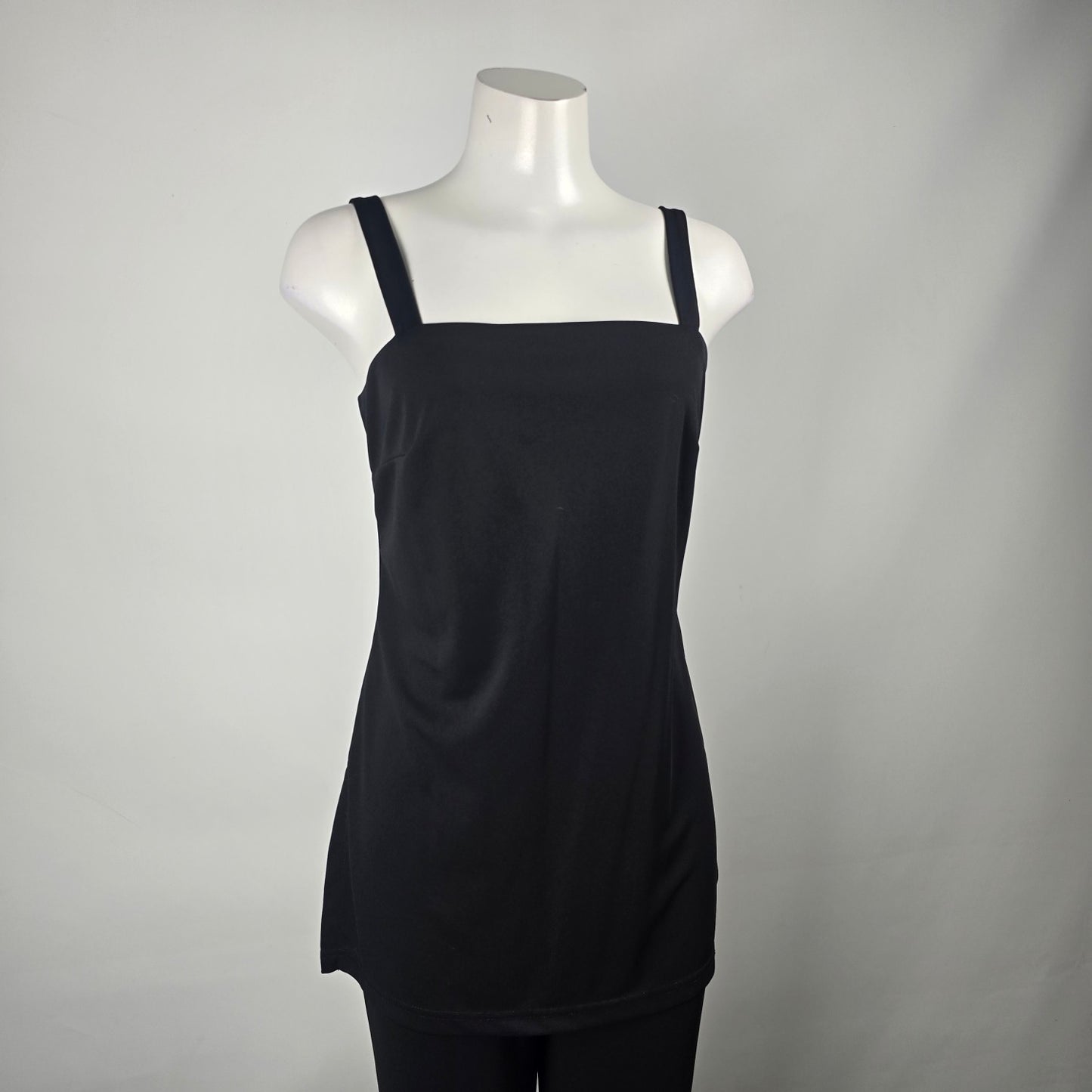 Vintage Dawn Joy Fashions Black Sleeveless Jumpsuit Size S