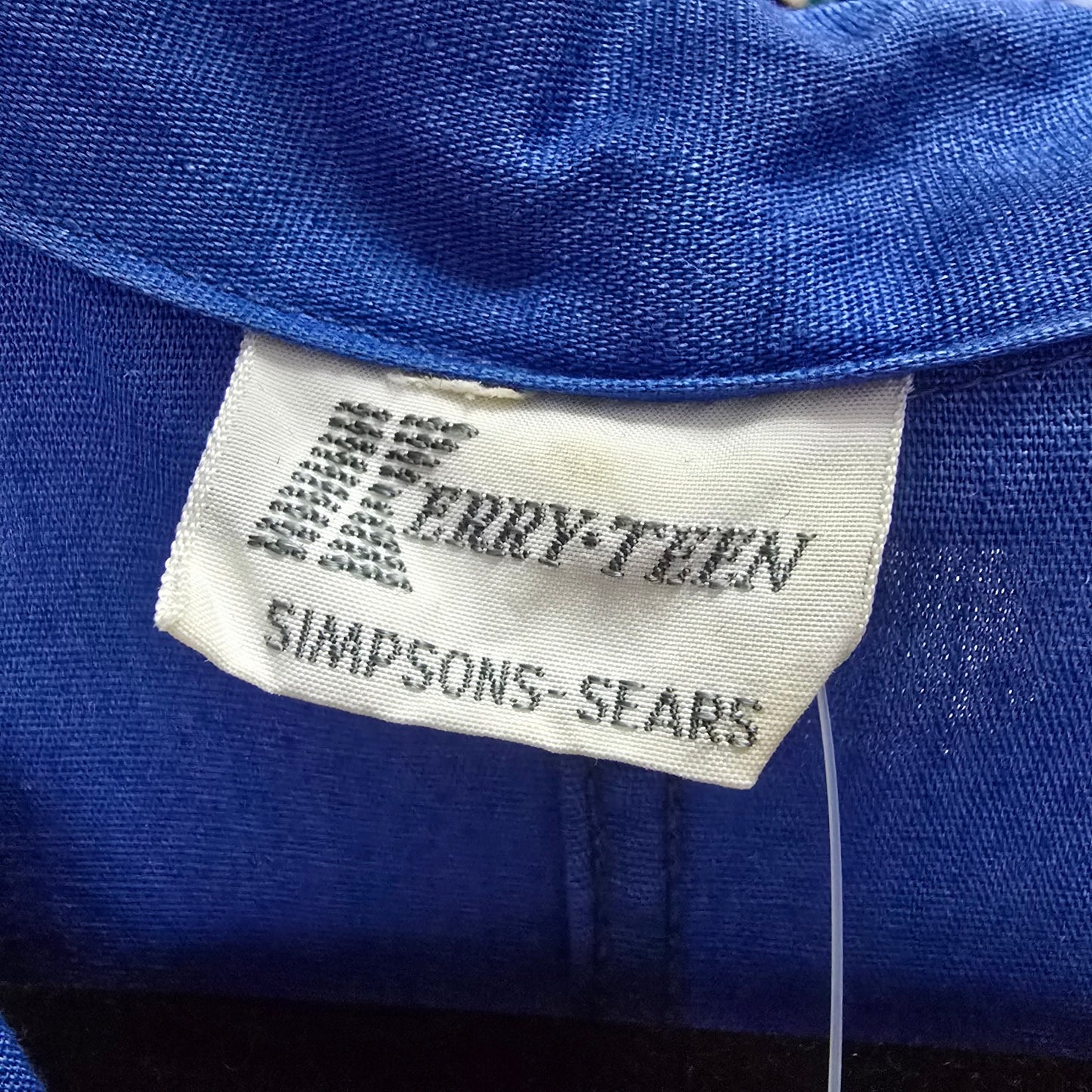 Vintage Kerry Teen Simpson Sears Blue Romper Size XS