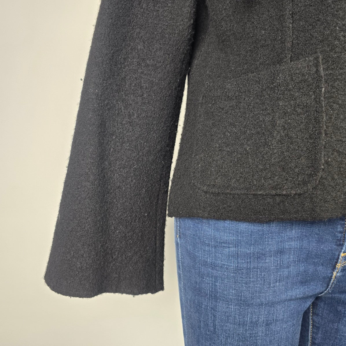 Nine West Black Wool Cardigan Size L