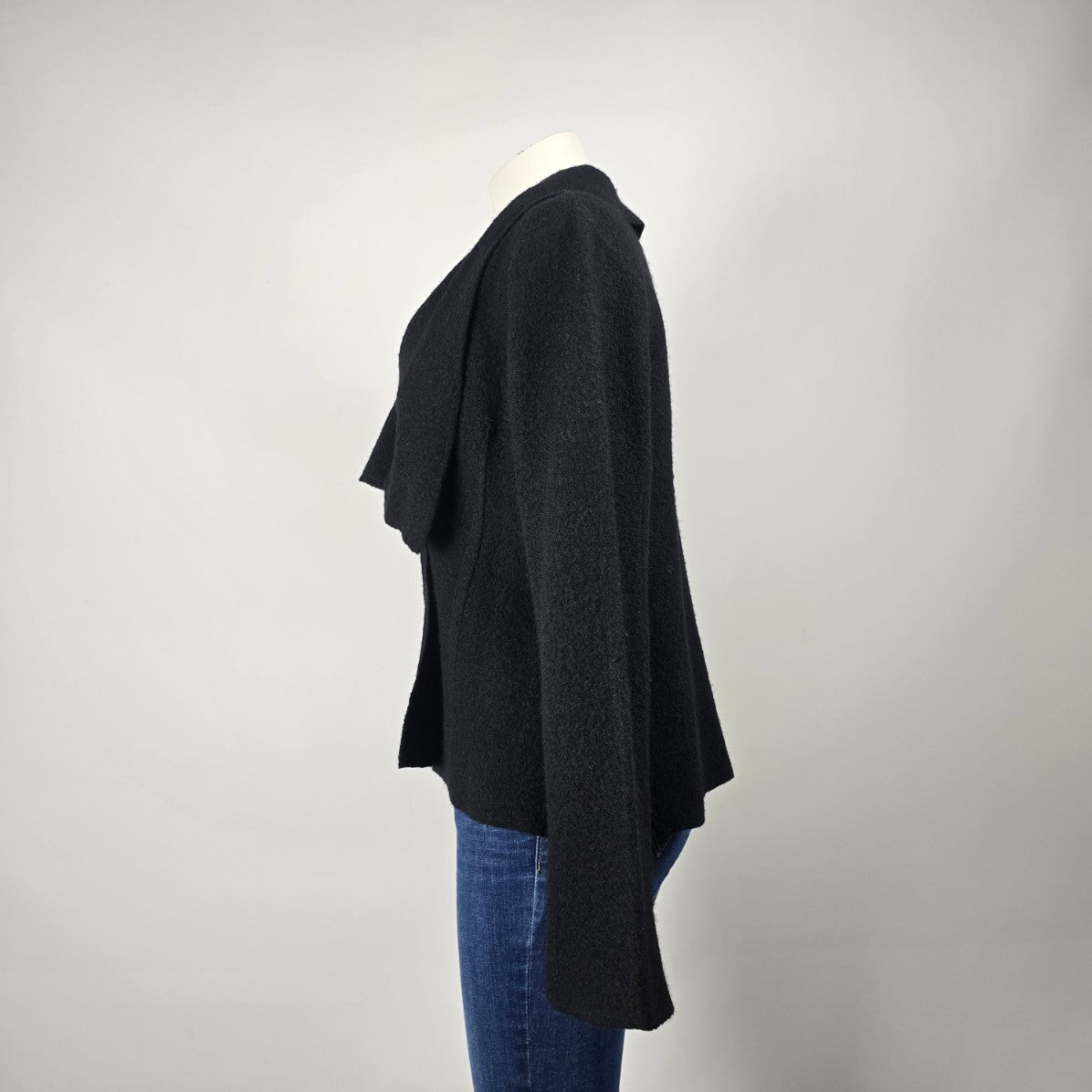 Nine West Black Wool Cardigan Size L