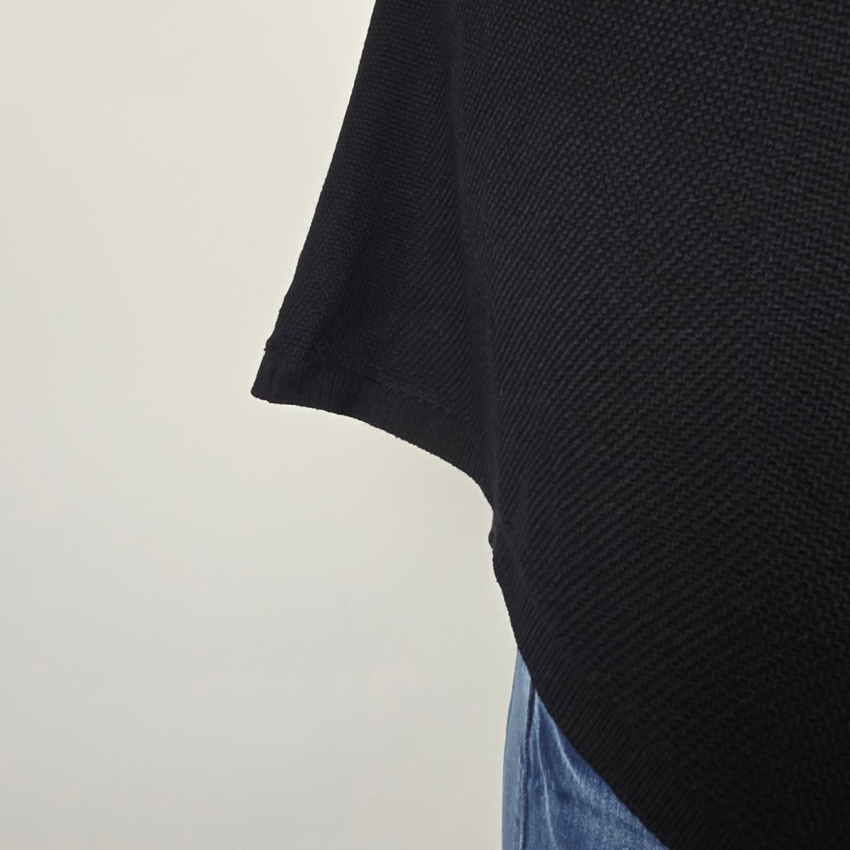 Lululemon Black Knit On The Go Poncho