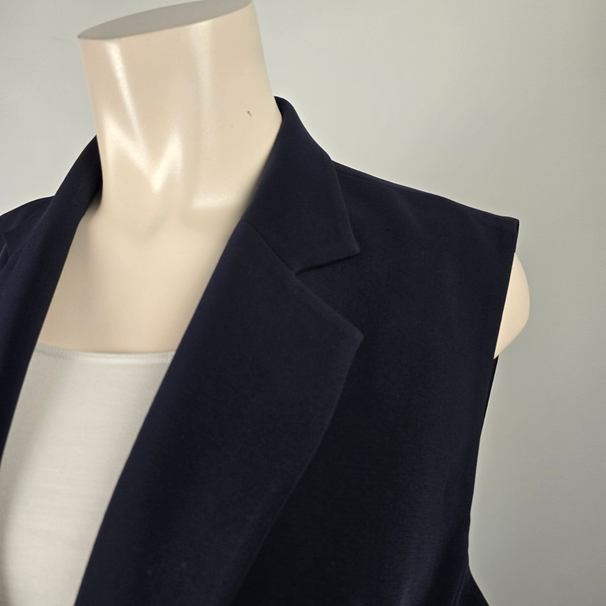 Louben Navy Blue Suit Vest Size 20w