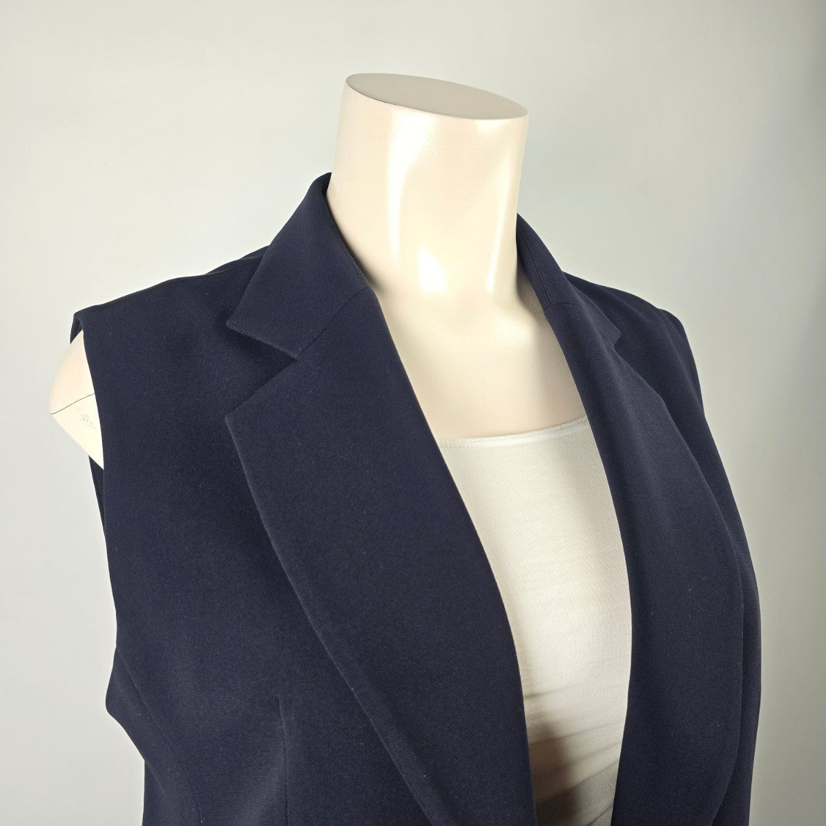 Louben Navy Blue Suit Vest Size 20w