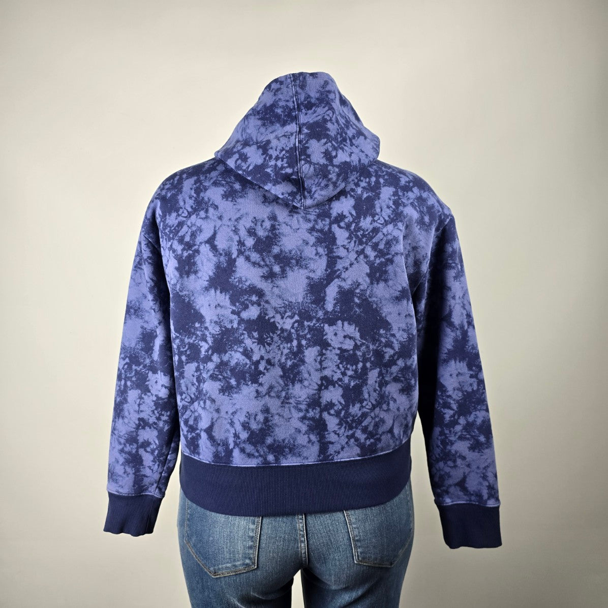 Champion Blue Cotton Tie Dye Hoodie Size XL