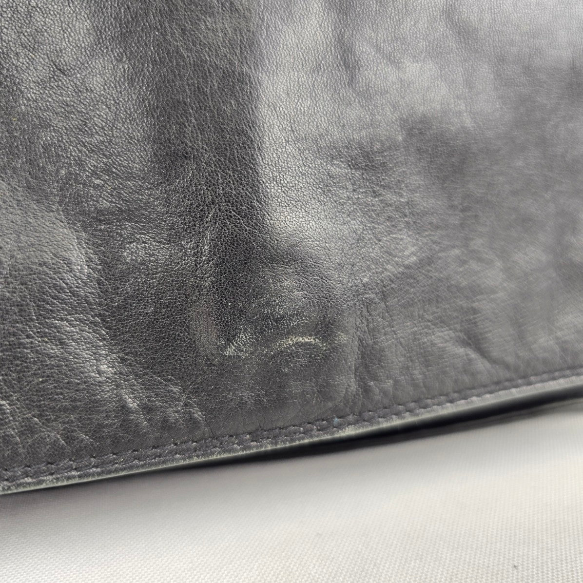 Derek Alexander Black Leather Crossbody Purse