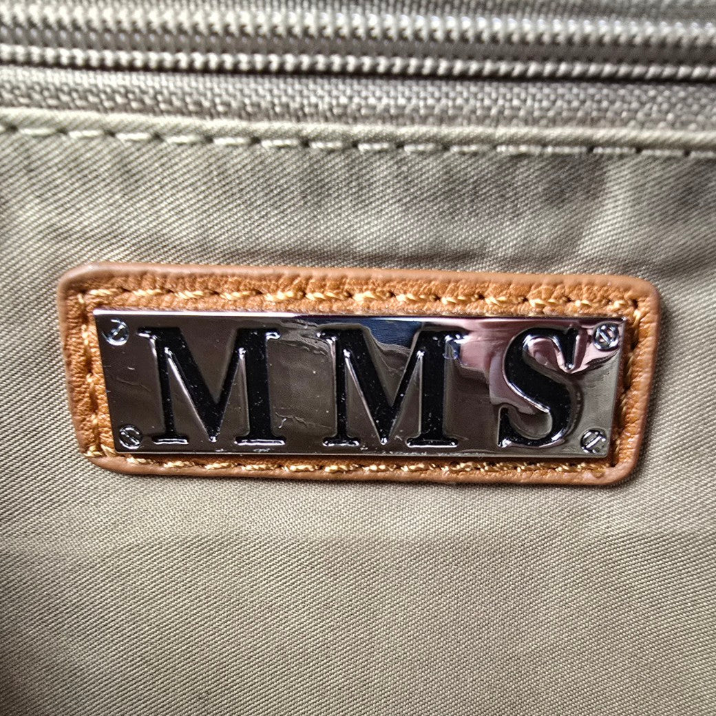 MMS Blue Denim Studded Shoulder Purse