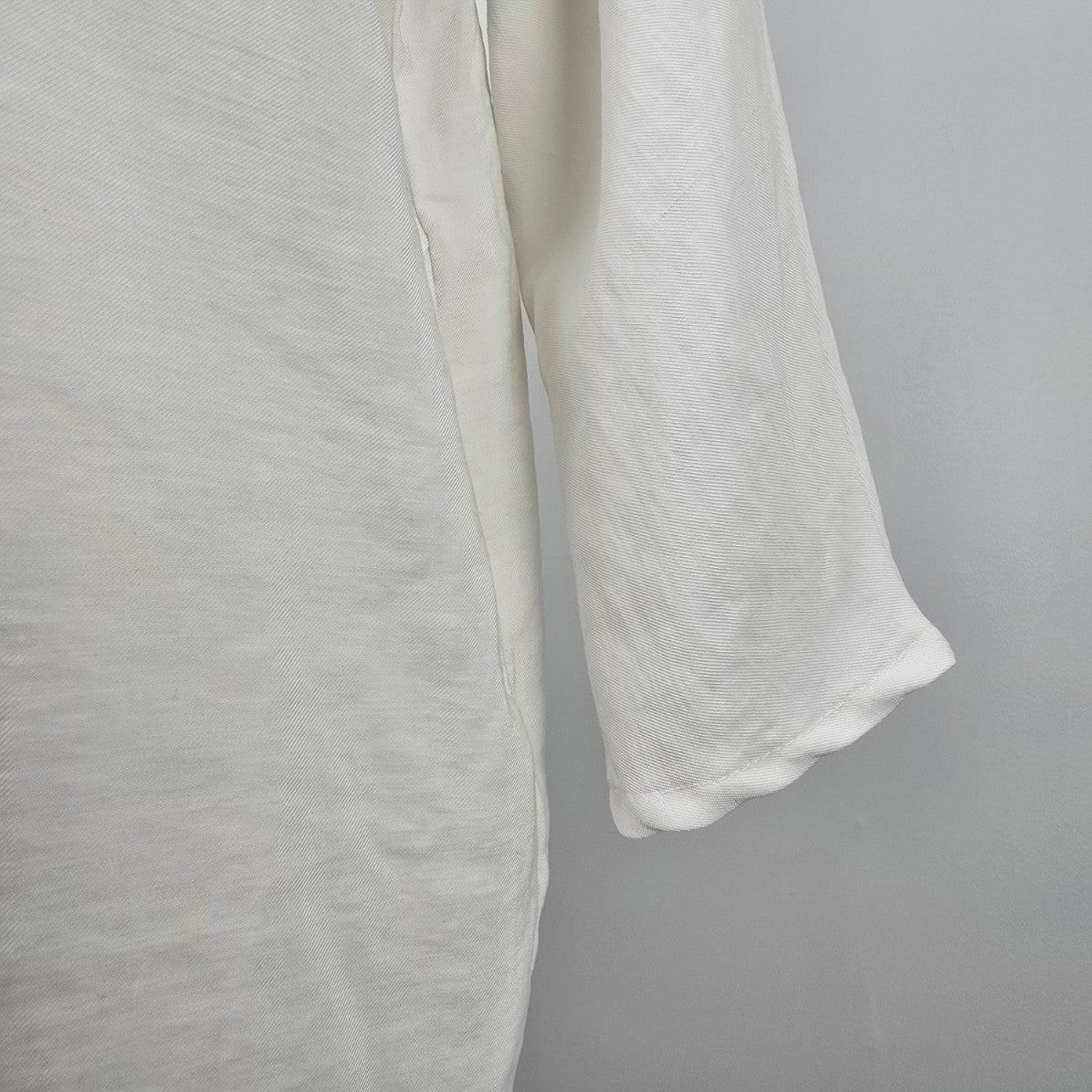 Oak + Fort White Long Sleeve Dress Size L
