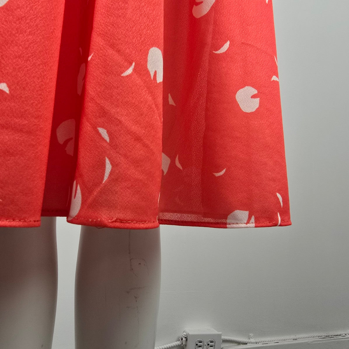Vintage Leslie Belle Red Fit & Flare Dress Size M/L