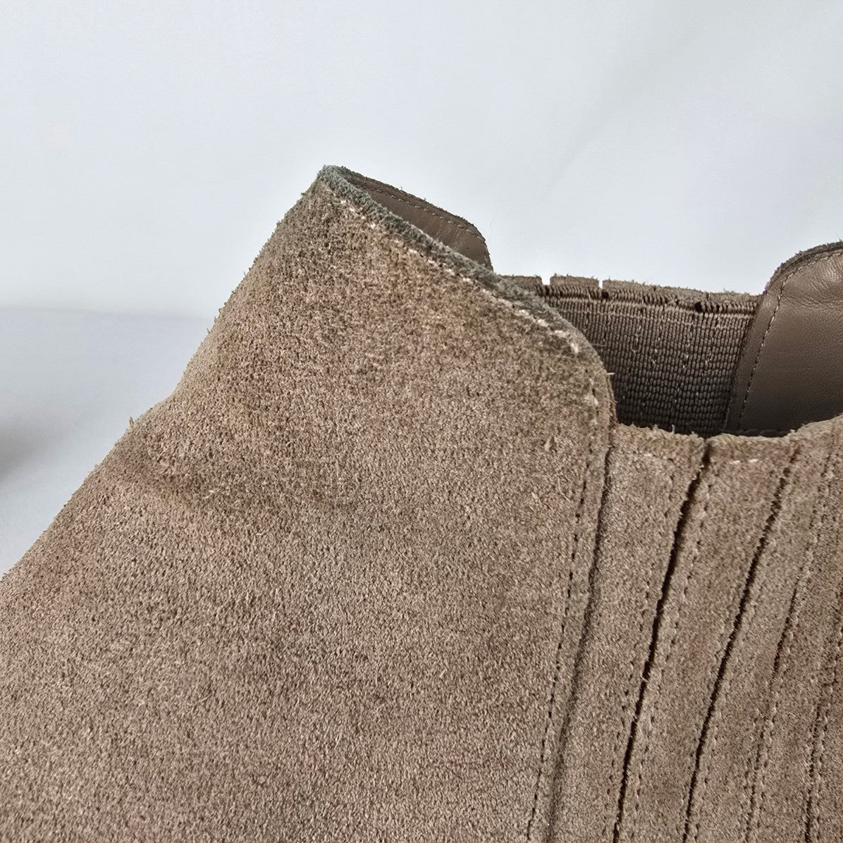 Michael Kors Nude Suede Ankle Booties Size 8.5