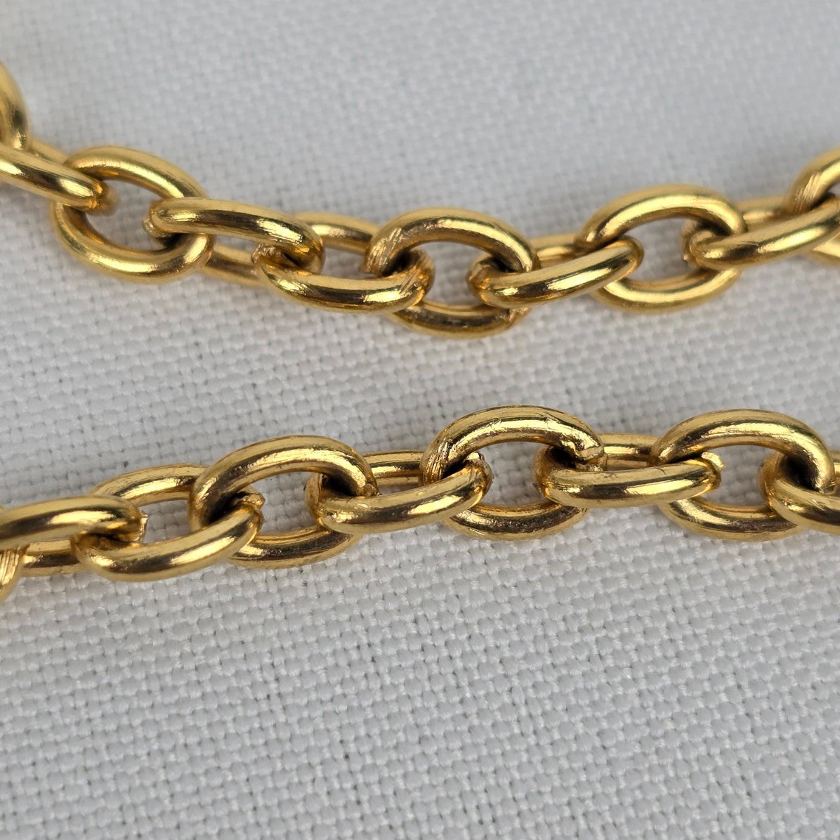 Vintage Vendome Black & Gold Long Pendant Necklace