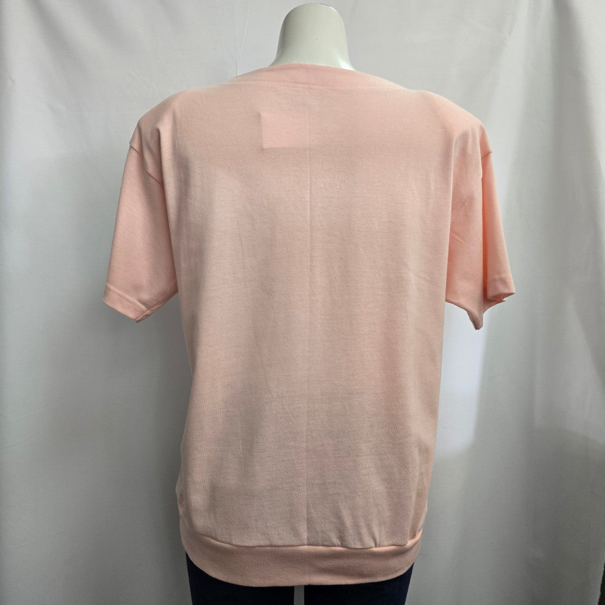 Vintage Fair Set Pink Beaded Embroidered Top Size L