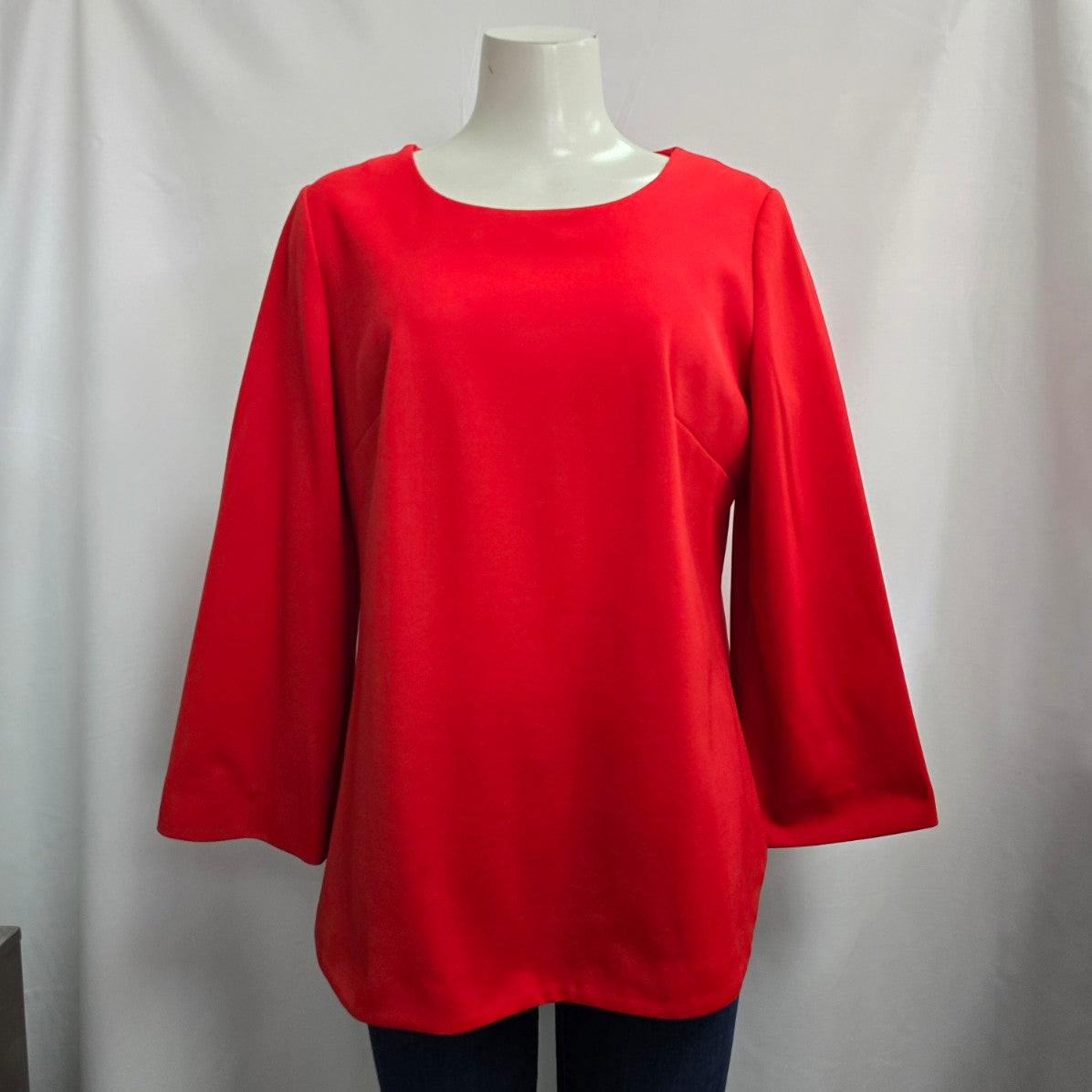 Vintage Penningtons Red Belle Sleeve Top Size L/XL