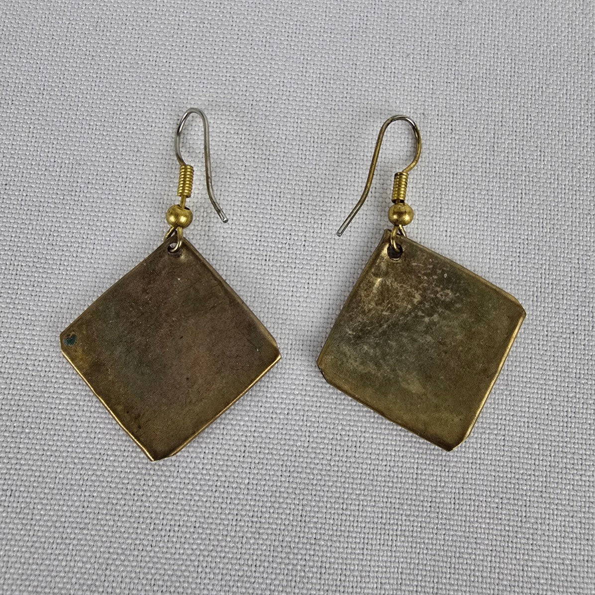 Bronze Bird Nest Drop Earrings