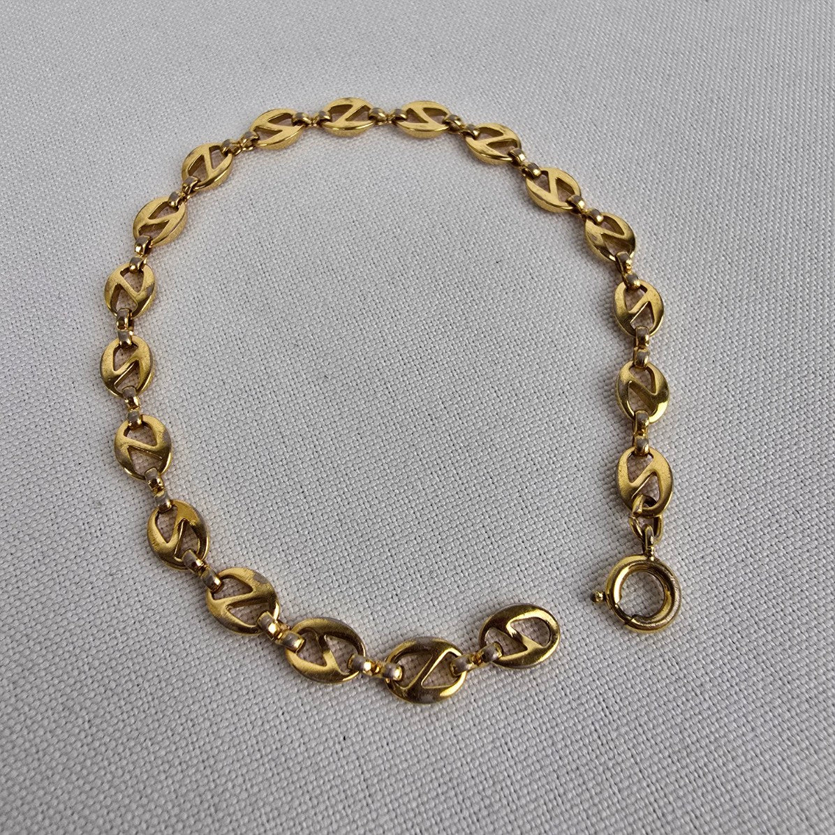 Vintage Gold Tone Chain Link Bracelet