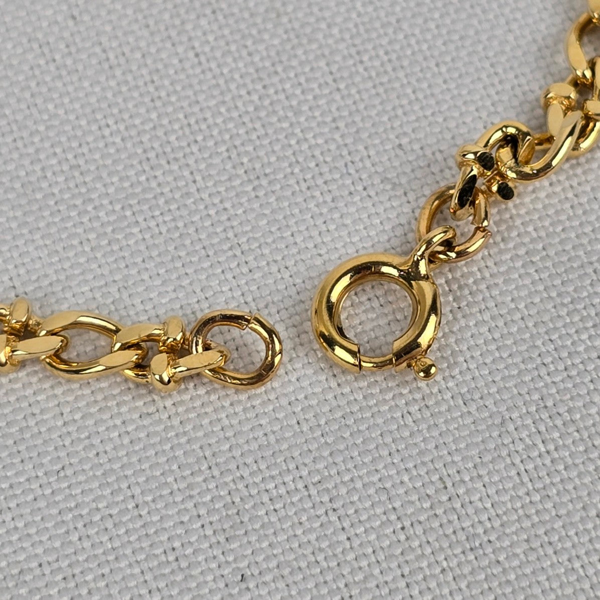 Vintage Gold Tone Chain Link Bracelet