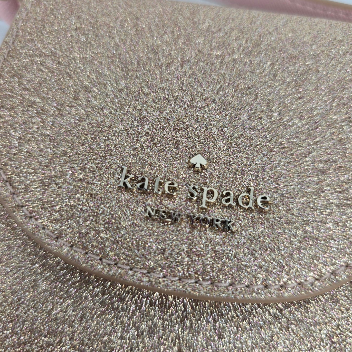 Kate Spade Shimmy Glitter Pink Phone Crossbody Purse